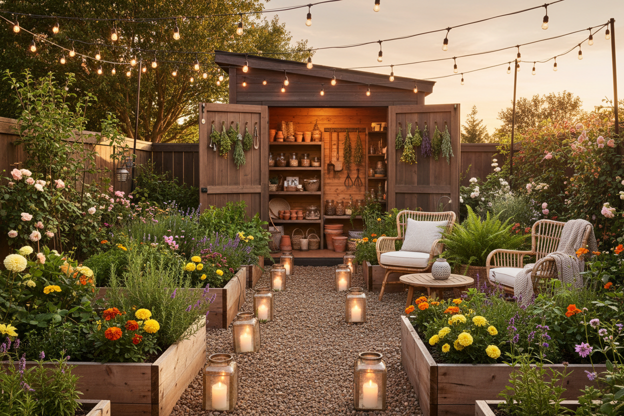 Outdoor Home Organization and Wellness Using Gardening & Lawn Care, Outdoor Storage & Housing, and Outdoor Lighting