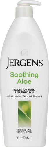 Jergens Soothing Aloe Body Lotion, Aloe Vera Body and Hand Moisturizer - Image 2
