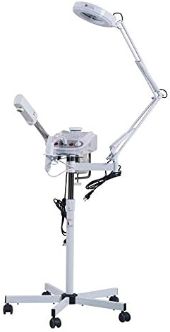 Professional Facial Steamer Machine & Mag Lamp & High Frequency Skin Care 3 in 1 by Eastmagic