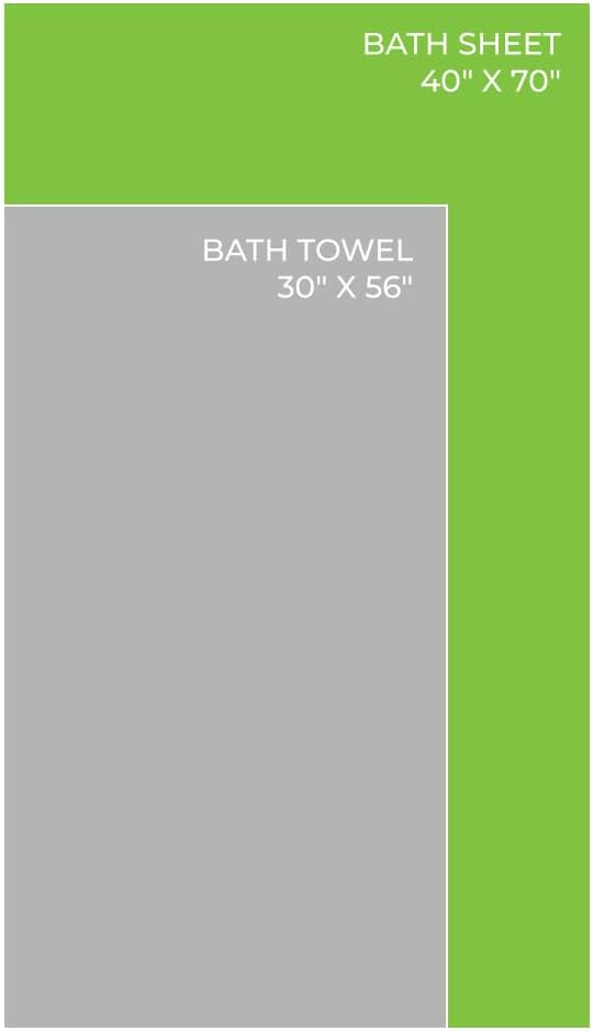 Cariloha Bath Towel |Blue Lagoon | 28"x54" | Turkish Cotton & Viscose Material - Image 7