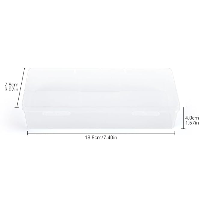 Transparent Box Storage Case for Nail Art Equipment Manicure Tool Organzing - Image 3