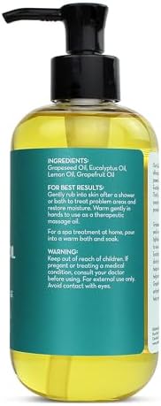 Pure Body Naturals Anti Cellulite Massage Oil, 8 fl oz | 100% Natural Cellulite - Image 7
