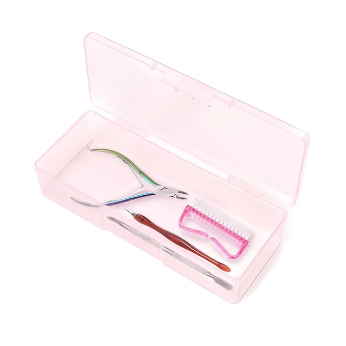 Transparent Box Storage Case for Nail Art Equipment Manicure Tool Organzing - Image 5