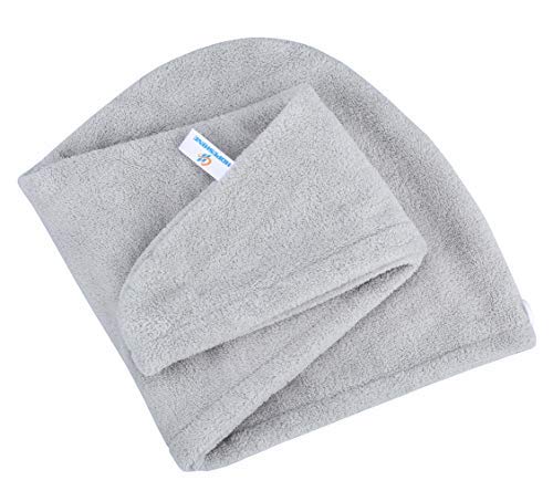 HOPESHINE Women's Soft Shower Hair Towel Twist Hair Turban Wrap Drying Cap - Image 4