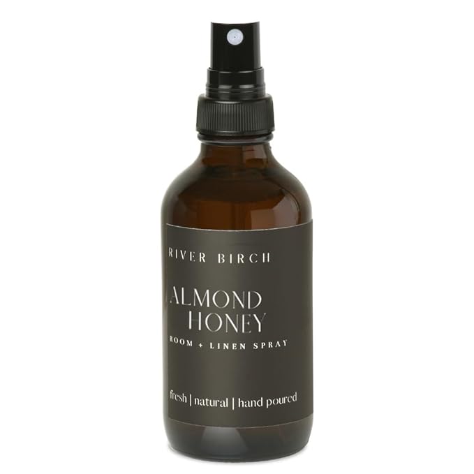 River Birch Almond Honey Scented Linen and Room Spray | Home Fragrance | 4 oz by RiverBirch
