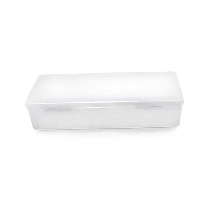 Transparent Box Storage Case for Nail Art Equipment Manicure Tool Organzing by Rolabling