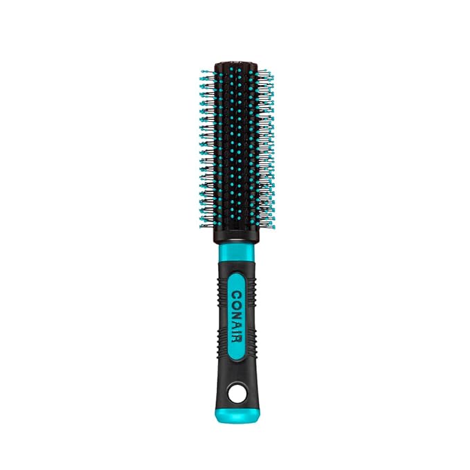 Conair Grip & Style Round Brush, Nylon Bristle Hair Brush by conair