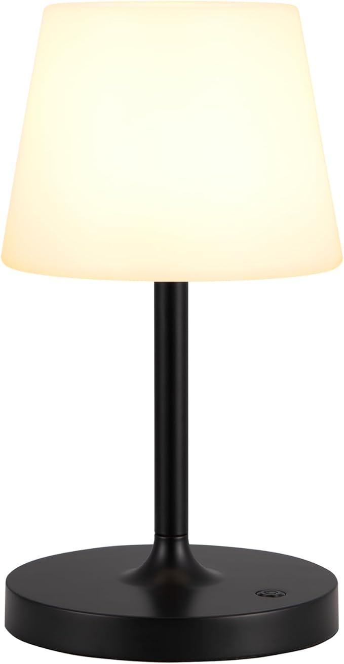 Kakanuo Black Cordless Shower Lamp Waterproof, Rechargeable Cordless Lamp - Image 7