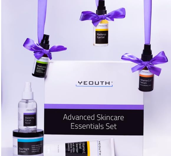 YEOUTH Skin Care Set: Hyaluronic Acid Serum, Vitamin C Serum, Face Cleanser - Image 8
