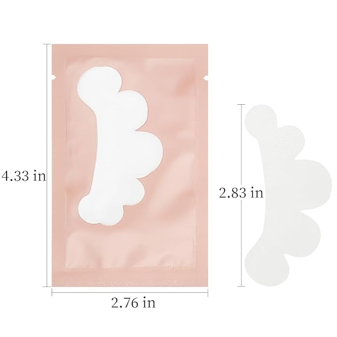 myaokue-up 50 Pairs Eye Gel Pads, Lint Free Under Eye Patches - Image 2