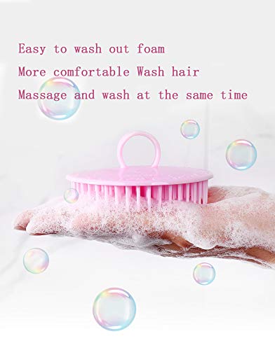 Aroveea Hair Scalp Brush Dandruff Cleaning Brush Shower Scalp Shampoo Brush - Image 6