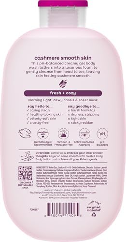 eos Cashmere Body Wash – Fresh & Cozy, Moisturizing Body Wash, Creamy Gel - Image 9