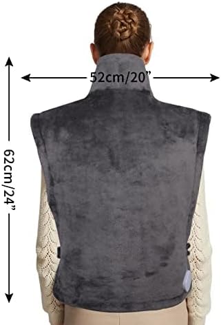 Ruqiji 26" x 35" Neck&Shoulder&Back Heating Pad with12 Temperature Settings - Image 6