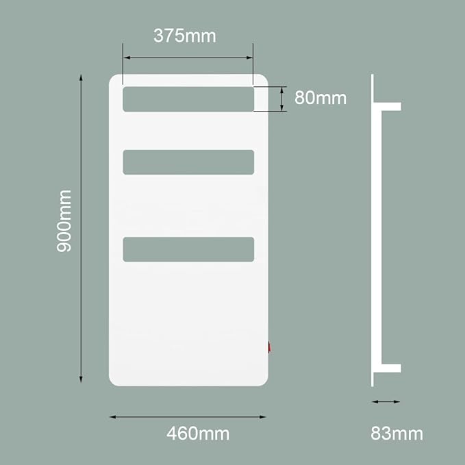 Heated Towel Rack for Bathroom, Towel Warmer Wall Mounted, Electric Towel - Image 7