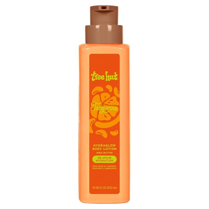 Tree Hut Hydraglow Body Lotion Tangerine, Mothers Day Gifts, Bright Citrus Scent by TreeHut
