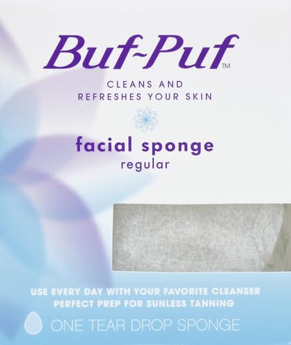Buf-Puf Regular Facial Sponge, Dermatologist Developed, Removes Deep Down Dirt - Image 2