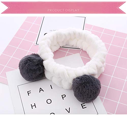 Huachi Headbands Women Washing Face Makeup Girls Baby Cute Elastic Facial Hair - Image 3