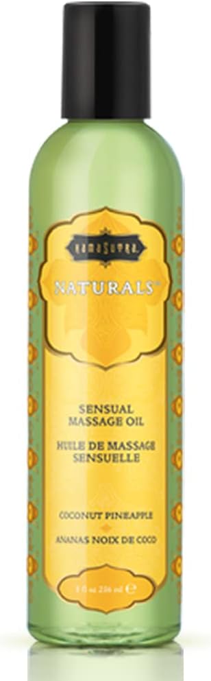 Kama Sutra Naturals Massage Oil, Coconut Pineapple, 8 Ounce by KAMASUTRA