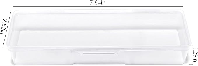 4Pcs Transparent Storage Boxes For Nail Tool Professional Pedicure Manicure - Image 4