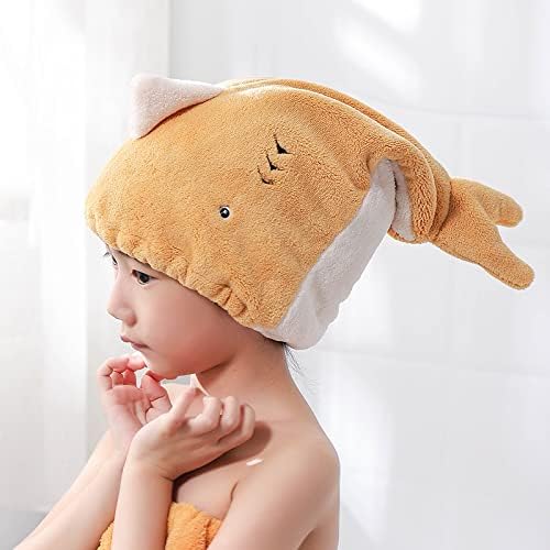 Hair Drying Towel for Kids Girls, Cute Cartoon Absorbent Quick Drying Bath Wrap - Image 7