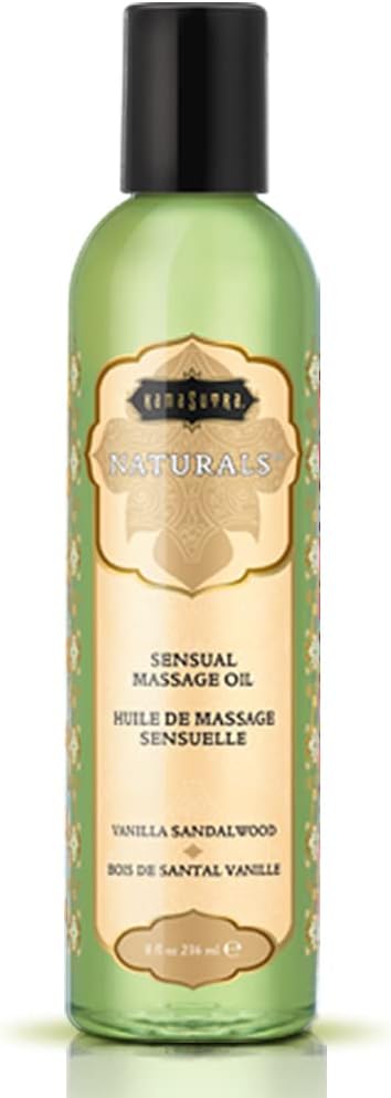 Kama Sutra Naturals Massage Oil Vanilla Sandalwood, 8 Fluid Ounce by KAMASUTRA