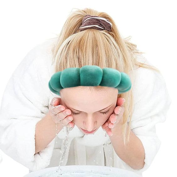 Ayesha Soft Velvet Headband for Women and Girls, Wrap Hairband for Washing Face - Image 6