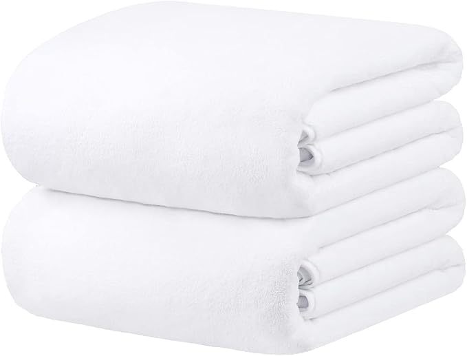 JML Bath Sheet Towel Set, 2 Pack, Large Bath Towels by JML