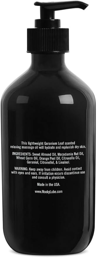 Nooky Massage Oil with Premium Natural Ingredients. Relaxing Essential and - Image 7