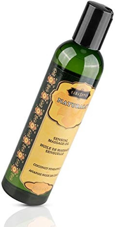 Kama Sutra Naturals Massage Oil, Coconut Pineapple, 8 Ounce - Image 4