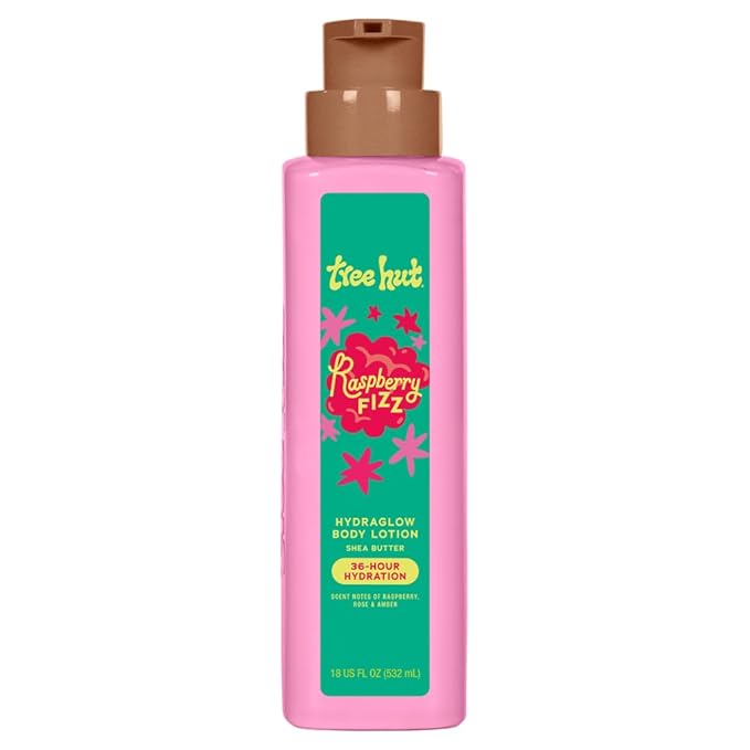 Tree Hut Hydraglow Body Lotion Raspberry Fizz, Mothers Day Gifts, Hydrating & by TreeHut