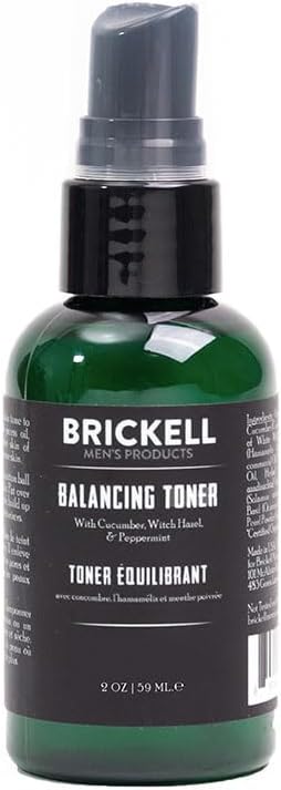 Brickell Men's Balancing Toner for Men, Natural and Organic Alcohol-Free by BrickellMensProducts