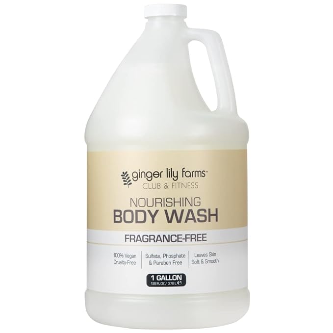 Ginger Lily Farms Club & Fitness Nourishing Body Wash, 100% Vegan & Cruelty-Free - Image 2