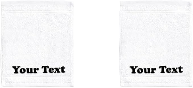 Personalize Your Towels with Custom Embroidery: Names, and Initials. Perfect by Ephesos