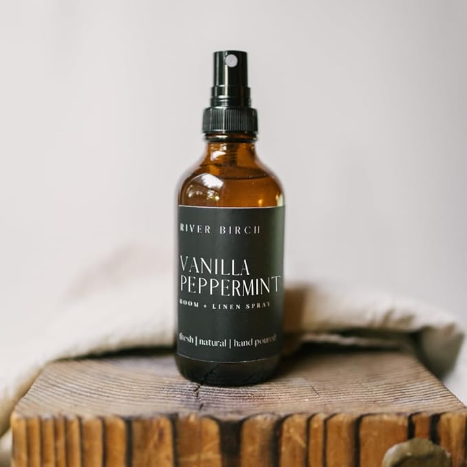 River Birch Vanilla Peppermint Scented Linen and Room Spray | Home Fragrance | - Image 4