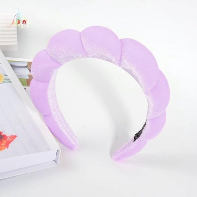 Spa Terry Cloth Headbands for Facial Skincare, Makeup Application, and Face - Image 4