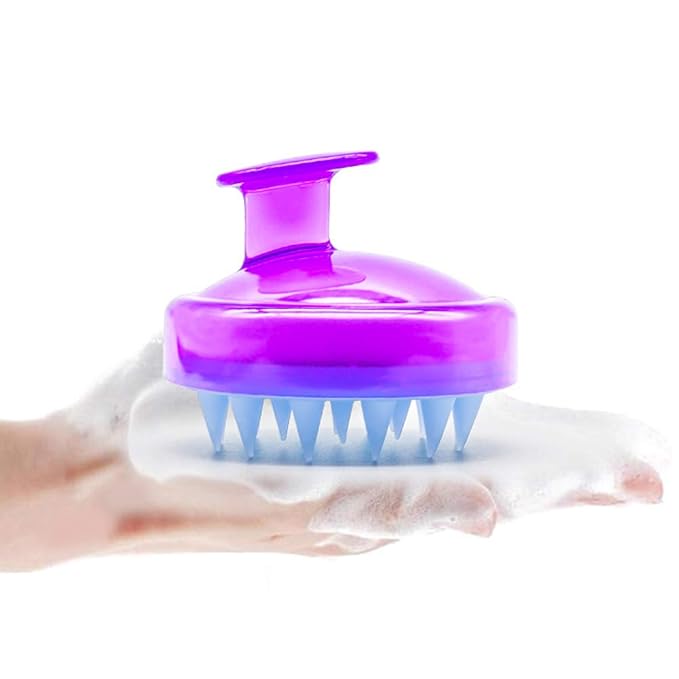 INVODA 3PCS Scalp Massager Shampoo Brush Soft Silicone Bristles - Image 6