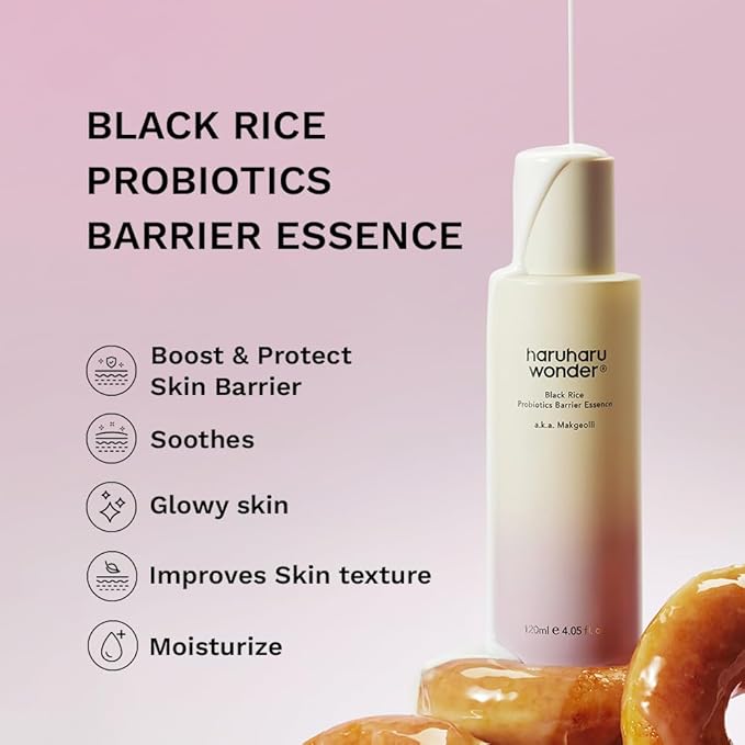 haruharu Wonder Black Rice Probiotics Barrier Essence 1 fl. oz, Travel Size - Image 2