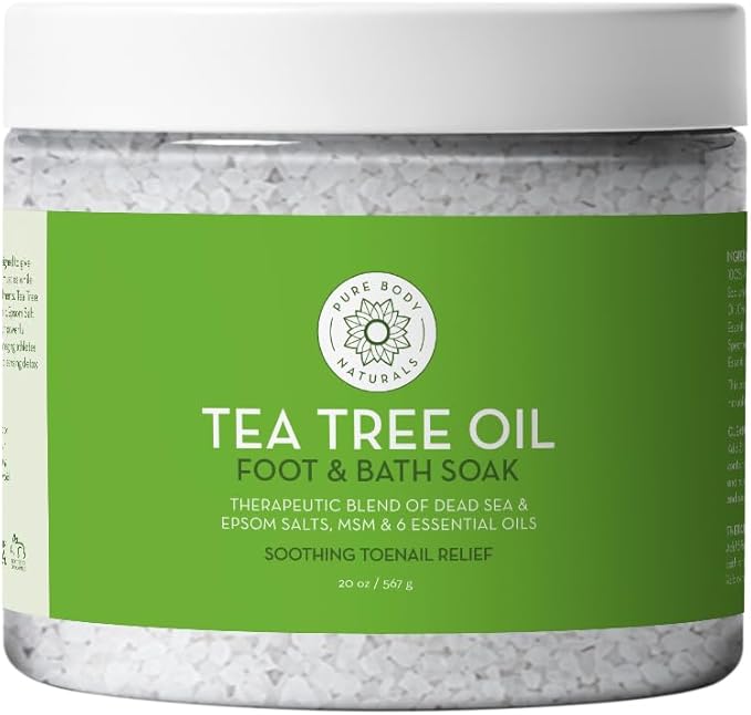 Pure Body Naturals Tea Tree Oil Foot & Bath Soak by PureBodyNaturals