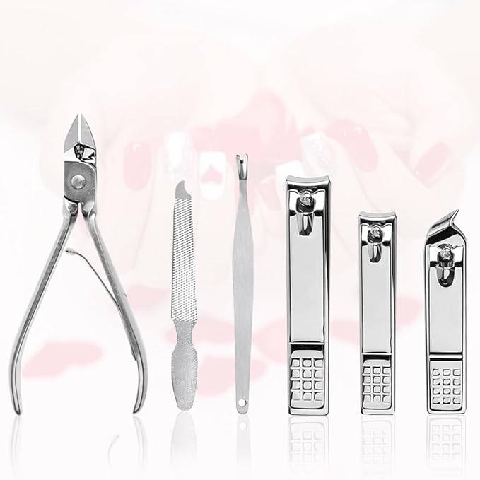 Yougai Manicure Set Professional Nail Clippers Set, Pedicure Set Nail Grooming - Image 3