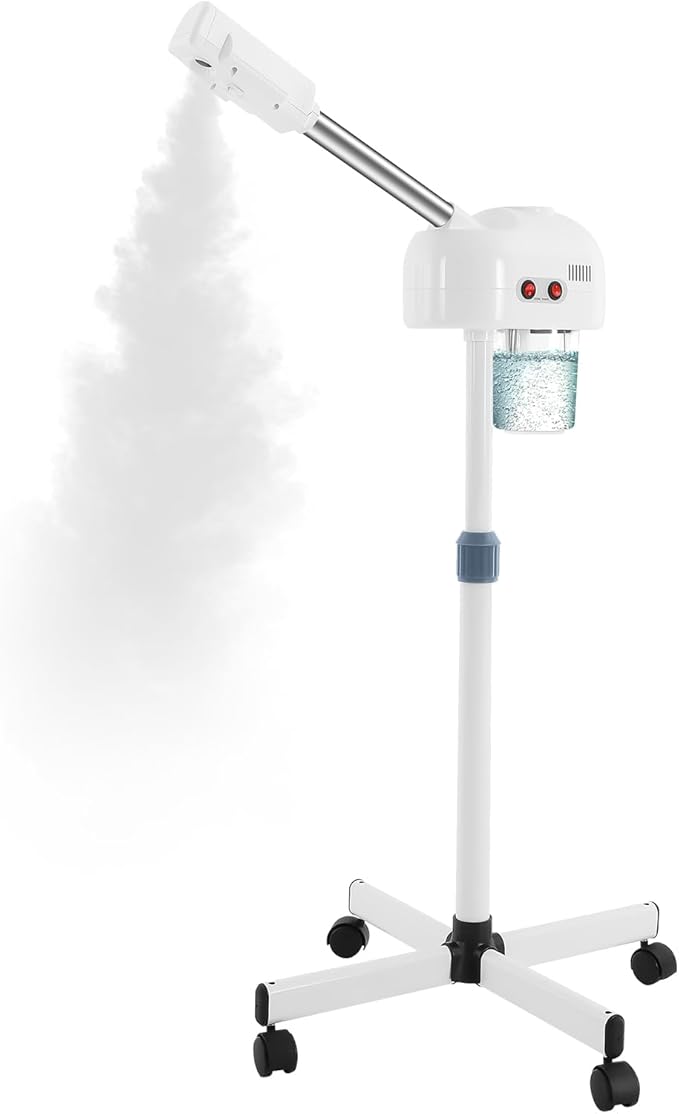 Facial Steamers, Hot Ozone Face Steamer on Wheels by Akynjtbca