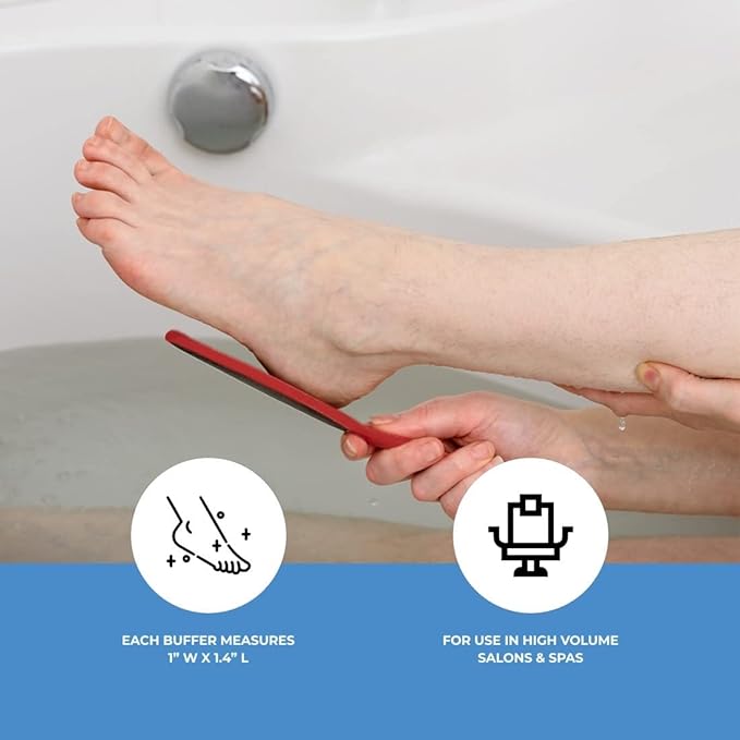 ForPro Professional Collection Red Panda Foot File, 60/100 Grit, Double-Sided - Image 4
