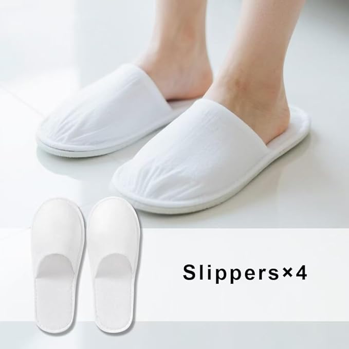 48pcs Disposable Travel Set: Bed Sheet*2 Duvet Cover*2 Pillow case*4 Bath - Image 2