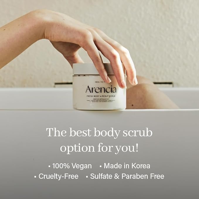 Arencia Fresh Cloud Sea Salt Body & Scalp Scrub - Image 3