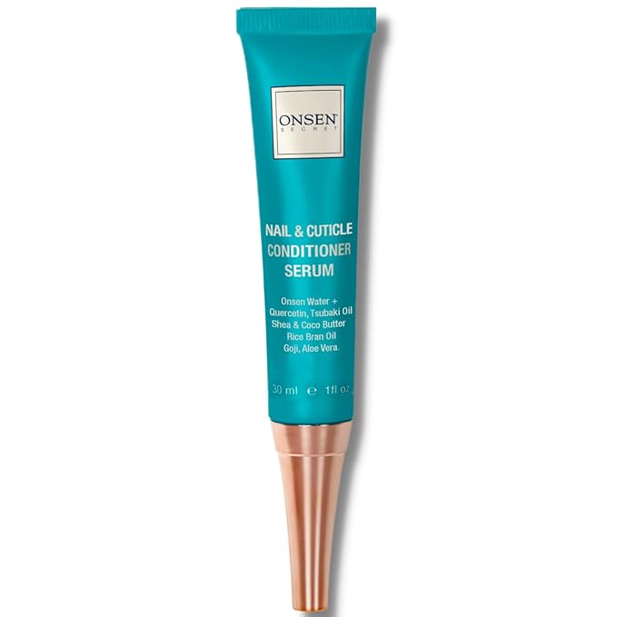 Onsen Nail & Cuticle Cream Treatment w/Japanese Tsubaki, Jojoba & Lavender Oil by OnsenSecret