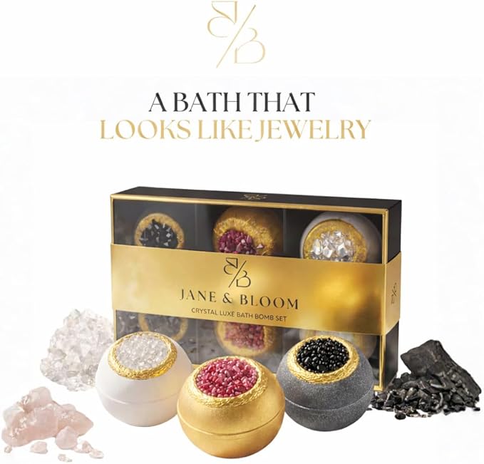 Crystal Luxe Bath Bomb Gift Set - Image 5