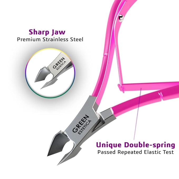 Professional Cuticle Trimmer Nail Cuticle Cutter Stainless Steel Cuticle Nippers - Image 5