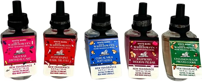 Bath & Body Works Wallflowers Refills MILK BAR Collection 2025 5pc Gift Set w/ - Image 6
