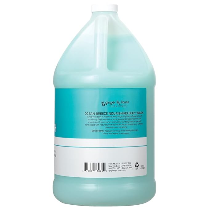 Ginger Lily Farms Club & Fitness Nourishing Body Wash, 100% Vegan & Cruelty-Free - Image 3