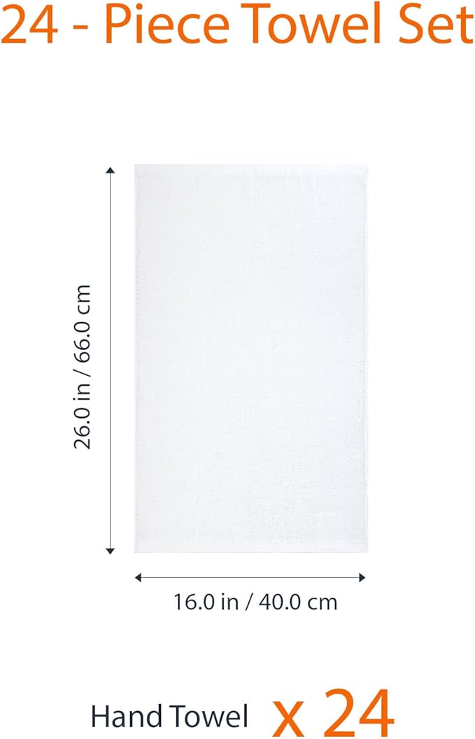 Amazon Basics Soft and Thick Cotton Hand Towels, 16 x 26 in - Image 7