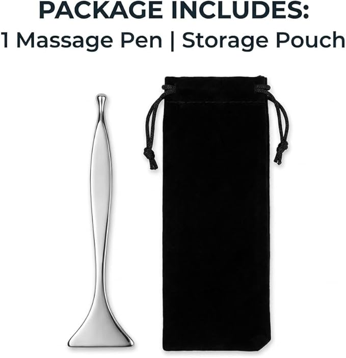 2-in-1 Acupressure Massage Pen, Dual-Ended Stainless Steel Acupuncture Pen & - Image 3